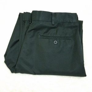 Dockers Relax Fit Black Cuff Hem Dress Pants V18